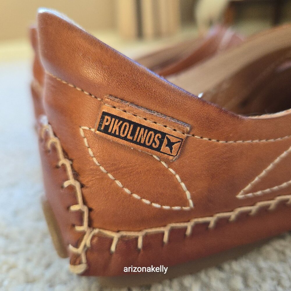 NEW Pikolinos Jerez in "Brandy" Size 37 Italian Leather - Picture 9 of 10